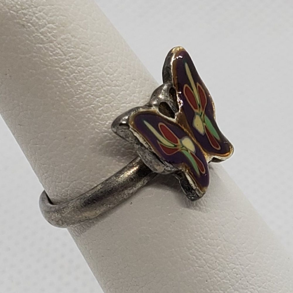 Adjustable Butterfly Ring - Picture 2 of 6